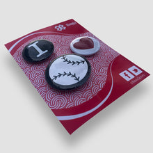 Cargar imagen en el visor de la galería, Kit de Pins Béisbol - I Love Baseball
