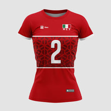 Cargar imagen en el visor de la galería, Jersey Deportivo Mujer Selección Mexicana - Edición Samy Bricio SET2 - Sport Sec - Rojo