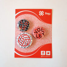 Cargar imagen en el visor de la galería, Kit de pins Voleibol - Love Volleyball