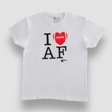Cargar imagen en el visor de la galerĂa, Playera Unisex FĂștbol Americano - I Love American Football - Blanco