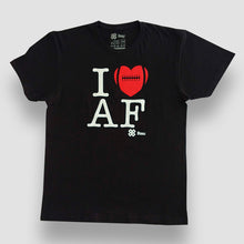 Cargar imagen en el visor de la galerĂa, Playera Unisex FĂștbol Americano - I Love American Football - Negro