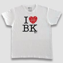Cargar imagen en el visor de la galería, Playera Unisex Basquetbol - I love Basketball - Blanco