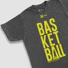 Cargar imagen en el visor de la galería, Playera Unisex Basquetbol - Show Basketball - Gris Jaspe Oscuro