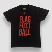 Cargar imagen en el visor de la galería, Playera Unisex Tochito - Show Flag Football - Negro