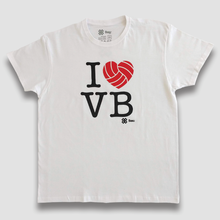 Cargar imagen en el visor de la galería, Playera Voleibol Unisex - I Love Volleyball - Blanco