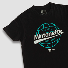 Cargar imagen en el visor de la galería, Playera Voleibol Unisex - Mintonette - Negro