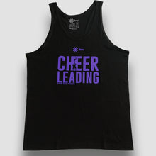 Cargar imagen en el visor de la galería, Playera Unisex Sin Mangas Porras - Show Cheerleading - Negro