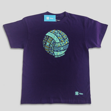Cargar imagen en el visor de la galería, Playera Voleibol Unisex - Balón Textura - Morado