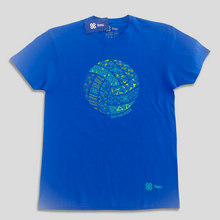 Cargar imagen en el visor de la galería, Playera Voleibol Unisex - Balón Textura - Azul Rey