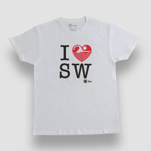Cargar imagen en el visor de la galería, Playera Unisex Natación - I Love Swimming - Blanco