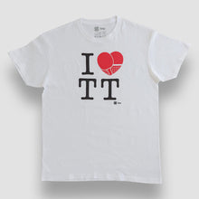 Cargar imagen en el visor de la galería, Playera Unisex Tenis de Mesa - I Love Table Tennis - Blanco
