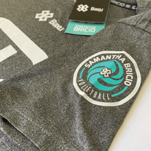 Cargar imagen en el visor de la galería, Playera Deportiva Unisex Voleibol - Baxu - Samantha Bricio SET1 - Gris Oxford