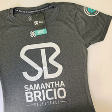 Cargar imagen en el visor de la galería, Playera Deportiva Unisex Voleibol - Baxu - Samantha Bricio SET1 - Gris Oxford