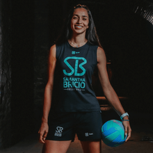 Cargar imagen en el visor de la galería, Blusa Tank Mujer Voleibol -  Baxu - Samantha Bricio SET1 - Negro