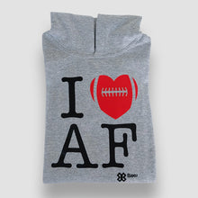 Cargar imagen en el visor de la galería, Sudadera Unisex Fútbol Americano - I Love American Football - Gris Jaspe