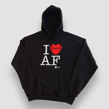 Cargar imagen en el visor de la galerĂa, Sudadera Unisex FĂștbol Americano - I Love American Football - Negro