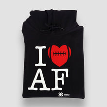 Cargar imagen en el visor de la galerĂa, Sudadera Unisex FĂștbol Americano - I Love American Football - Negro