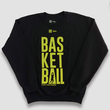 Cargar imagen en el visor de la galería, Sudadera Unisex Basquetbol - Show Basketball - Negro