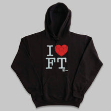 Cargar imagen en el visor de la galería, Sudadera Unisex Futbol - I Love Football - Negro