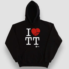 Cargar imagen en el visor de la galería, Sudadera Unisex Tenis de Mesa - I Love Table Tennis - Negro