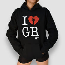 Cargar imagen en el visor de la galería, Sudadera Unisex Gimnasia Rítmica - I Love Rhythmic Gymnastic - Negro