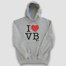 Cargar imagen en el visor de la galería, Sudadera Voleibol - I Love Volleyball - Gris
