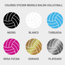 Cargar imagen en el visor de la galería, Sticker Voleibol - Balón Volleyball