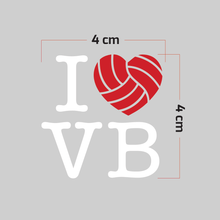 Cargar imagen en el visor de la galería, Sticker Voleibol - I love Volleyball - Pequeña