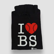 Cargar imagen en el visor de la galería, Sudadera Unisex Béisbol - I Love Baseball - Negro