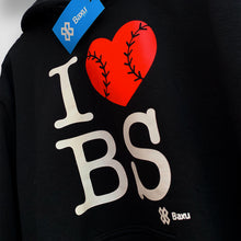 Cargar imagen en el visor de la galería, Sudadera Unisex Béisbol - I Love Baseball - Negro
