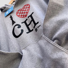 Cargar imagen en el visor de la galería, Sudadera Unisex Ajedrez - I Love Chess - Gris jaspe