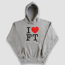 Cargar imagen en el visor de la galería, Sudadera Unisex Futbol - I Love Football - Gris jaspe