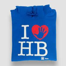 Cargar imagen en el visor de la galería, Sudadera Unisex Balonmano - I Love Handball - Azul rey
