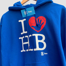 Cargar imagen en el visor de la galería, Sudadera Unisex Balonmano - I Love Handball - Azul rey