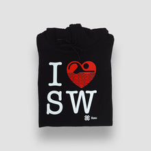 Cargar imagen en el visor de la galería, Sudadera Unisex Natación - I Love Swimming- Negro