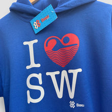 Cargar imagen en el visor de la galería, Sudadera Unisex Natación - I Love Swimming - Azul rey
