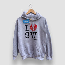 Cargar imagen en el visor de la galería, Sudadera Unisex Natación - I Love Swimming - Gris jaspe
