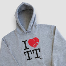 Cargar imagen en el visor de la galería, Sudadera Unisex Tenis de Mesa - I Love Table Tennis - Gris jaspe