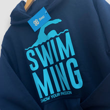 Cargar imagen en el visor de la galería, Sudadera Unisex Natación - Show Swimming - Azul marino