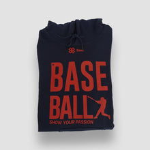 Cargar imagen en el visor de la galería, Sudadera Unisex Béisbol - Show Baseball - Azul marino
