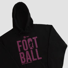 Cargar imagen en el visor de la galería, Sudadera Unisex Futbol - Show Football - Negro con Rosa