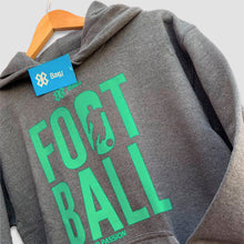 Cargar imagen en el visor de la galería, Sudadera Unisex Futbol - Show Football - Gris oscuro con Verde
