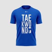 Cargar imagen en el visor de la galería, Playera Unisex Taekwondo - Show Tae Kwon Do - Azul rey