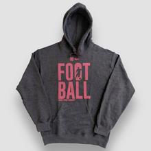 Cargar imagen en el visor de la galería, Sudadera Unisex Futbol - Show Football - Gris oscuro con Rosa