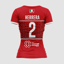 Cargar imagen en el visor de la galería, Jersey Deportivo Mujer México PERSONALIZADO - Edición Selección Mexicana - Sport Sec - Rojo