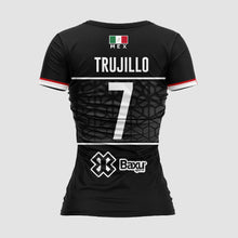 Cargar imagen en el visor de la galería, Jersey Deportivo Mujer México PERSONALIZADO - Edición Selección Mexicana - Sport Sec - Negro