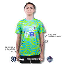 Cargar imagen en el visor de la galería, Jersey Oficial Unisex Deportivo - Full Print - Baxu - FESTIVAL NACIONAL DE VOLEIBOL INFANTIL Y JUVENIL LEÓN 2026 - VIBES - Verde
