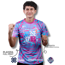 Cargar imagen en el visor de la galería, Jersey Oficial Unisex Deportivo - Full Print - Baxu - FESTIVAL NACIONAL DE VOLEIBOL INFANTIL Y JUVENIL LEÓN 2026 - VIBES - Rosa

