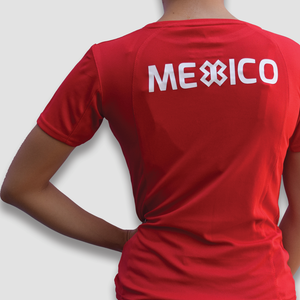 Blusa Deportiva Selección Mexicana - México Sport Sec - Rojo - PERSONALIZADO