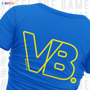 Blusa Mujer Voleibol - Baxu - E Motion - Point - Azul Rey